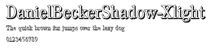 DanielBeckerShadow-Xlight Preview