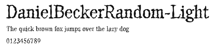 DanielBeckerRandom-Light Preview