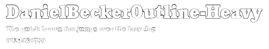 DanielBeckerOutline-Heavy Preview