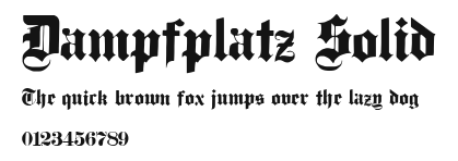 Dampfplatz Solid Preview
