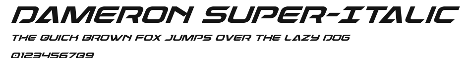 Dameron Super-Italic Preview