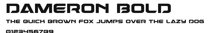 Dameron Bold Preview