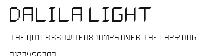 Dalila Light Preview