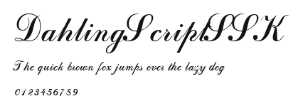 DahlingScriptSSK Preview