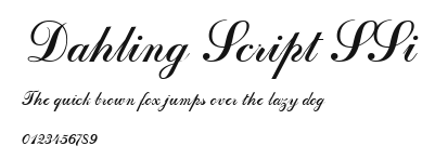 Dahling Script SSi Preview