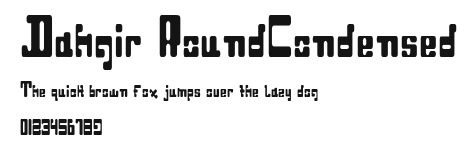 Dahgir RoundCondensed Preview