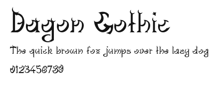 Dagon Gothic Preview
