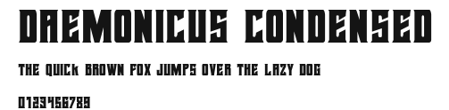 Daemonicus Condensed Preview