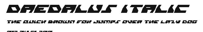 Daedalus Italic Preview