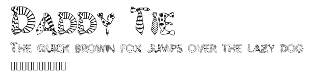Daddy Tie Preview