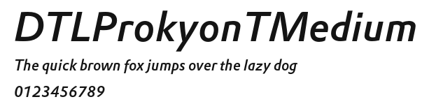DTLProkyonTMedium Preview