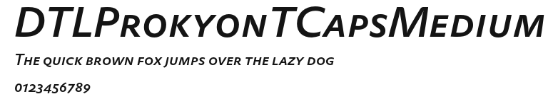 DTLProkyonTCapsMedium Preview