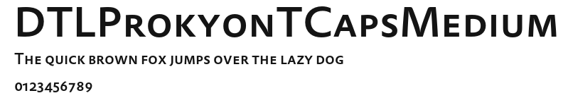 DTLProkyonTCapsMedium Preview