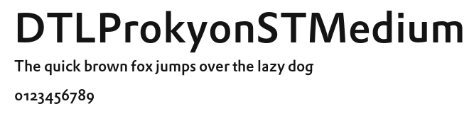 DTLProkyonSTMedium Preview