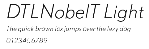 DTLNobelT Light Preview