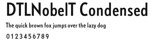 DTLNobelT Condensed Preview