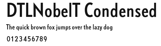 DTLNobelT Condensed Preview