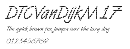 DTCVanDijkM17.ttf