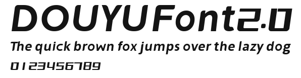 DOUYUFont2.0 Preview
