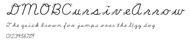 DMOBCursiveArrow Preview