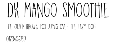 DK Mango Smoothie Preview