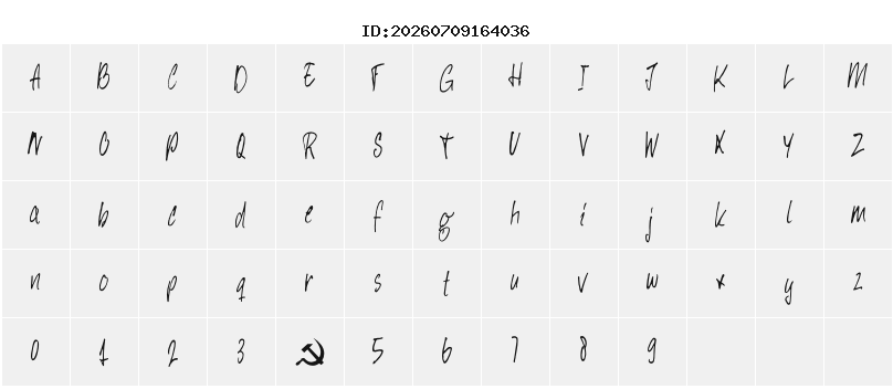 Character Map
