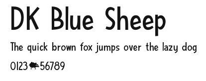 DK Blue Sheep.otf