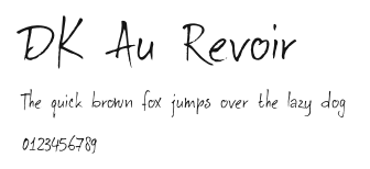 DK Au Revoir.otf