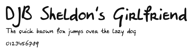DJB Sheldon's Girlfriend Preview
