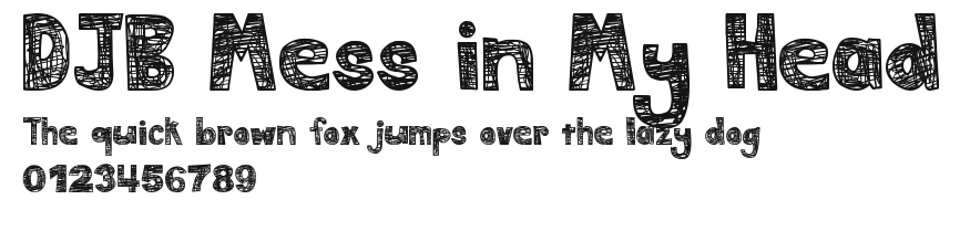 DJB Mess in My Head.ttf