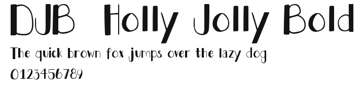 DJB Holly Jolly Bold.ttf