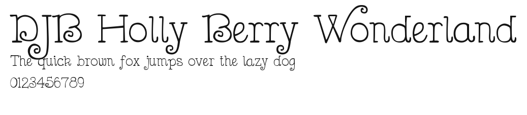DJB Holly Berry Wonderland.ttf