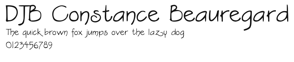 DJB Constance Beauregard Preview