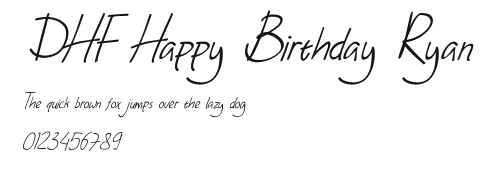 DHF Happy Birthday Ryan Preview