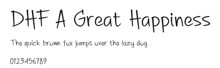 DHF A Great Happiness.ttf