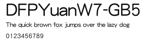 DFPYuanW7-GB5.ttf