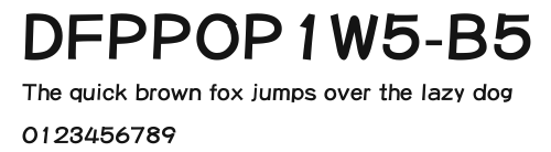 DFPPOP1W5-B5 Preview