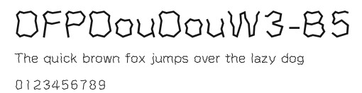 DFPDouDouW3-B5.ttf