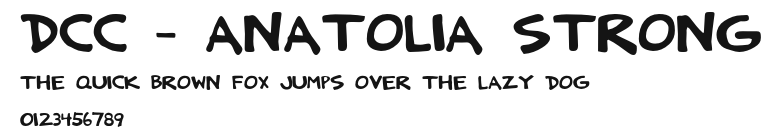 DCC - Anatolia Strong.otf