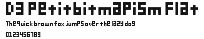 D3 Petitbitmapism Flat Preview