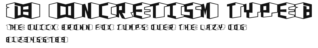 D3 Concretism typeB Preview