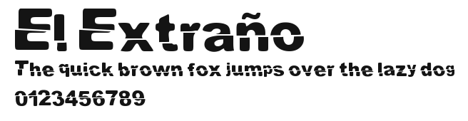 El Extraño.ttf