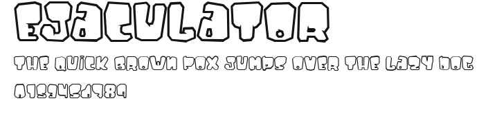 Ejaculator.ttf