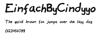 EinfachByCindyyo.ttf