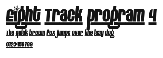 Eight Track program 4.ttf