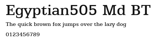 Egyptian505 Md BT.ttf