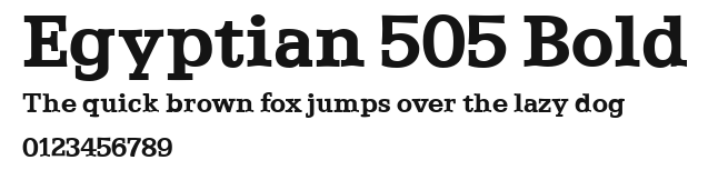Egyptian 505 Bold.ttf