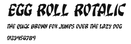 Egg Roll Rotalic.ttf