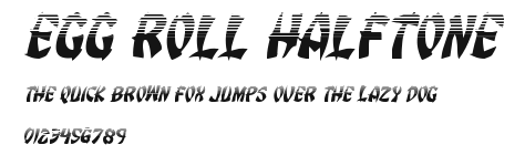 Egg Roll Halftone.ttf