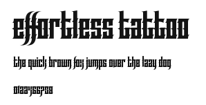 Effortless Tattoo.otf